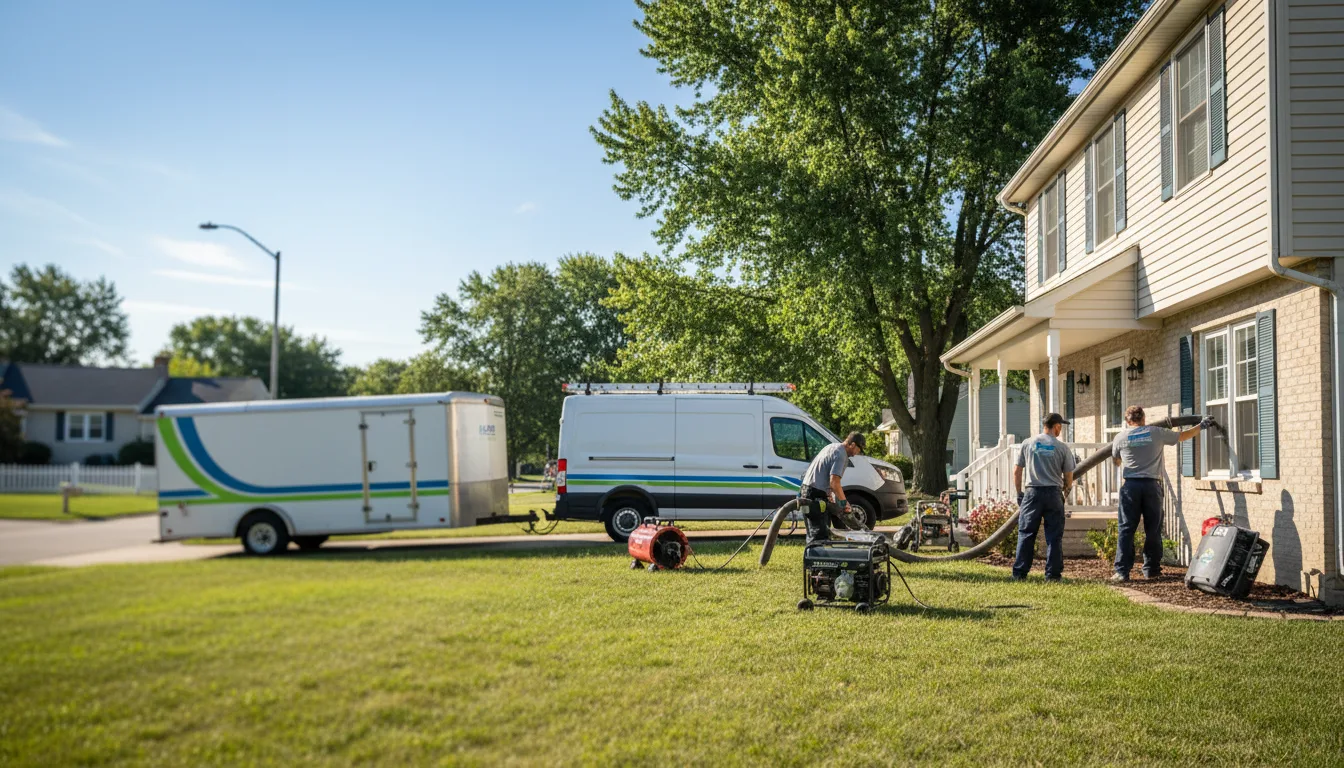 Flooded Basement Restoration And Cleanup With Repair in Gerlaw, IL near me